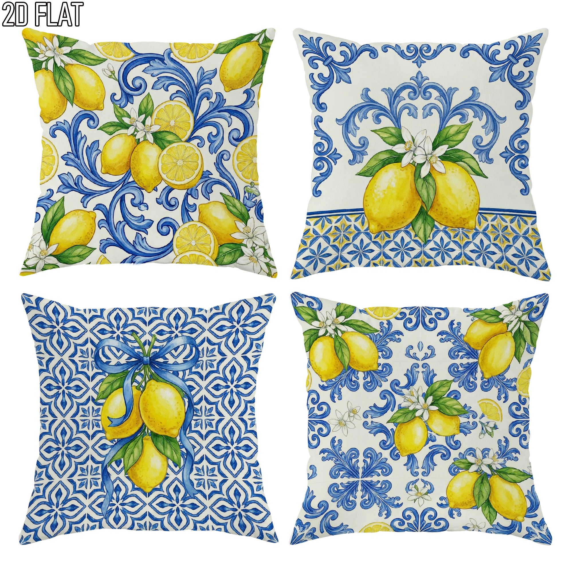 4Pcs Italian Summer Style Thro - Ceramic Tile Blank のレビューと価格