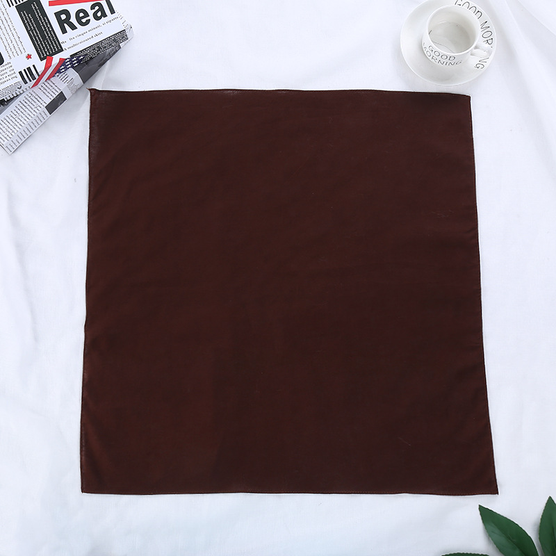 Headscarf Cotton Solid Color R - Bandana Blank White のレビューと価格