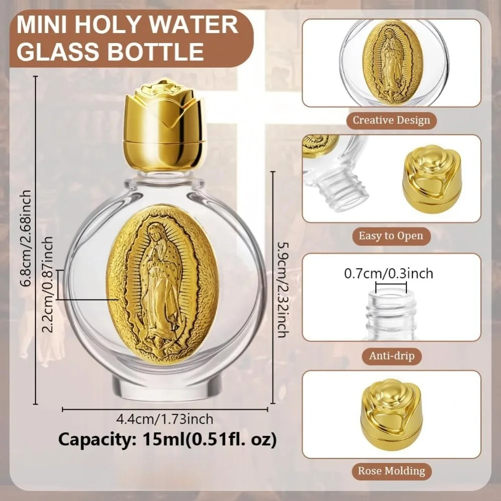 12/2Pcs Holy Water Bottles 0.5 - Water Bottle Blank のレビューと価格
