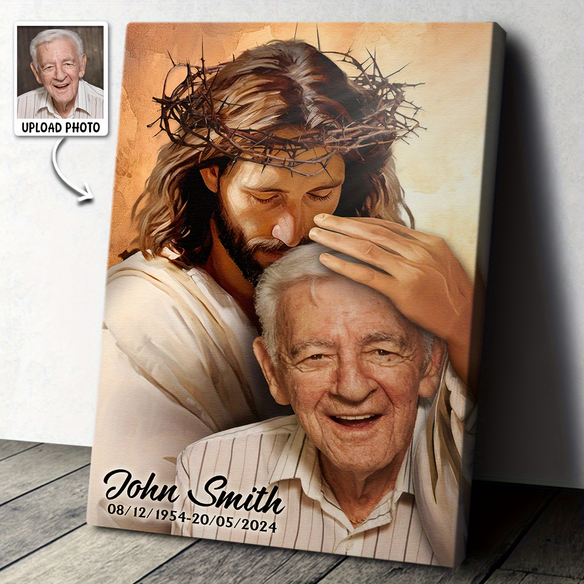 2D Flat-Custom Religious Memor - Canvas Wrap Ready のレビューと価格
