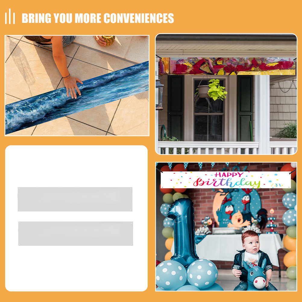 Large Blank White Banner for D - Yard Sign Blank のレビューと価格