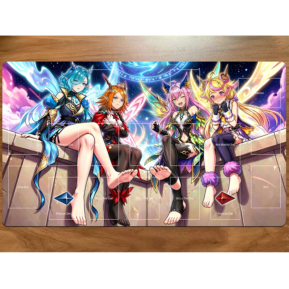Yu-Gi-Oh Playmat Elfnote Regin - Door Mat Blank のレビューと価格