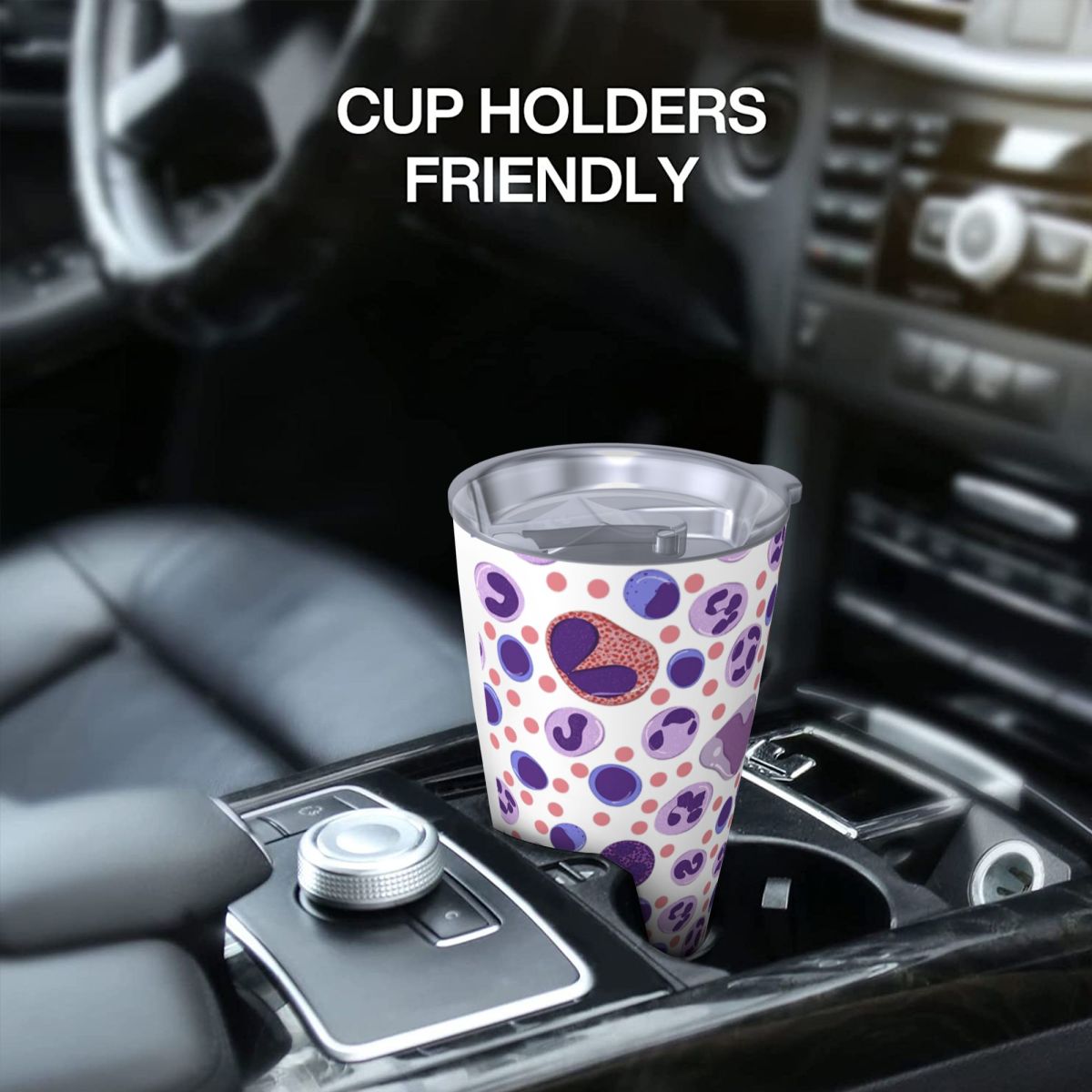 Large White Blood Cell Pattern - Tumbler 20Oz White のレビューと価格