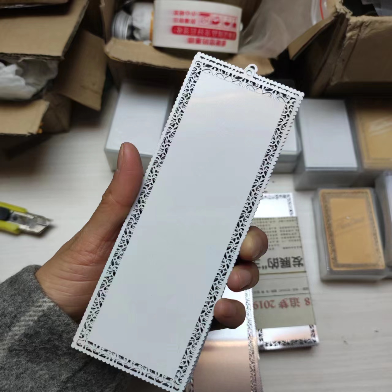 100pcs Blank Sublimation Metal - Puzzle Blank White のレビューと価格
