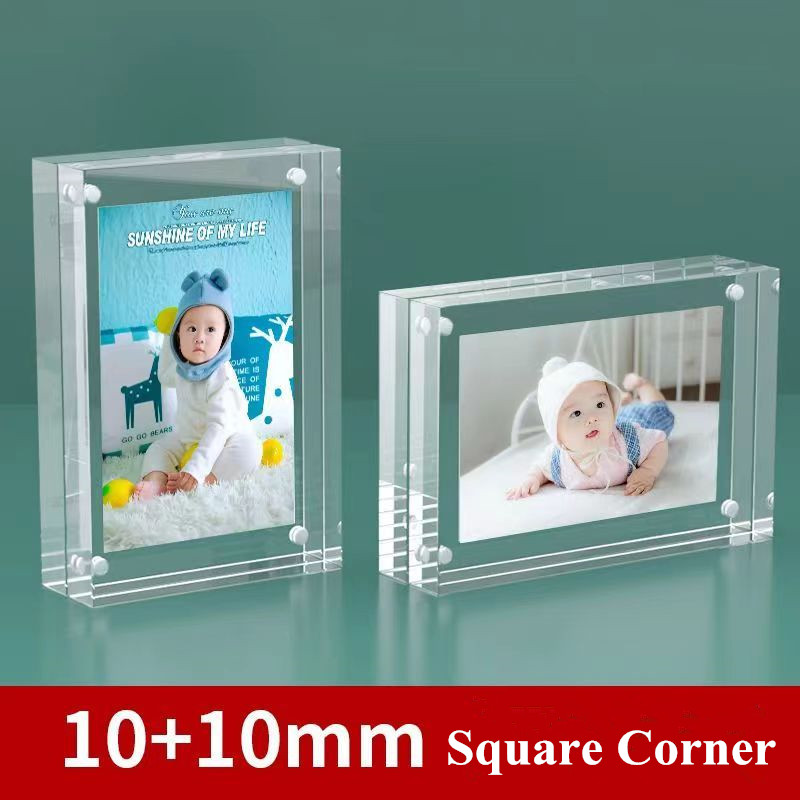 4x6cm / 6x9cm Double Sided Mag - Photo Acrylic Block のレビューと価格