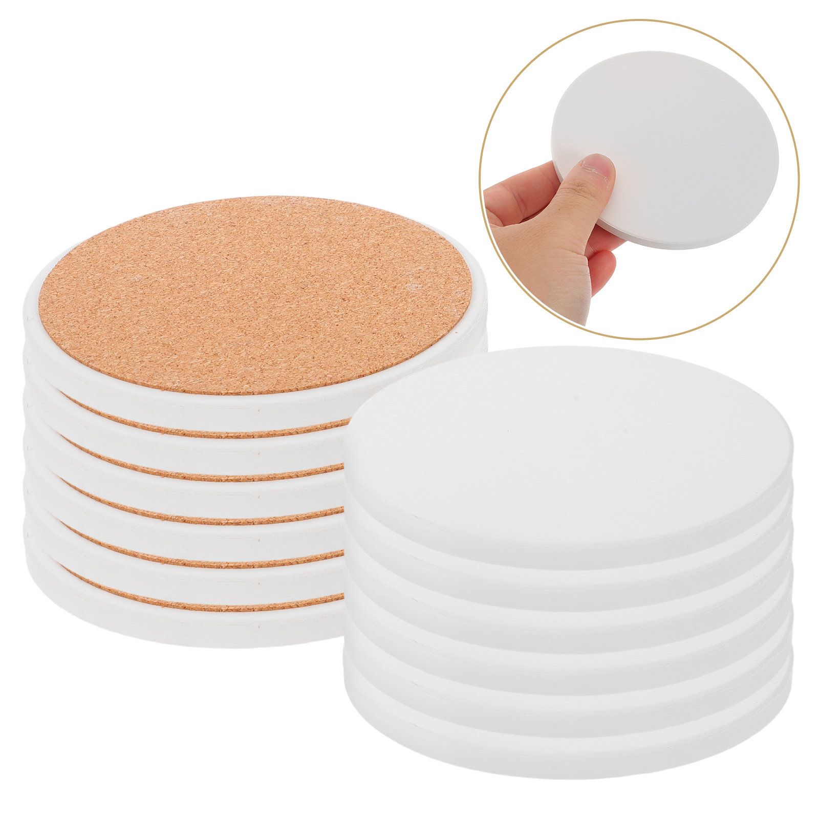 12pcs Sublimation Coasters Bla - Ceramic Tile Blank のレビューと価格