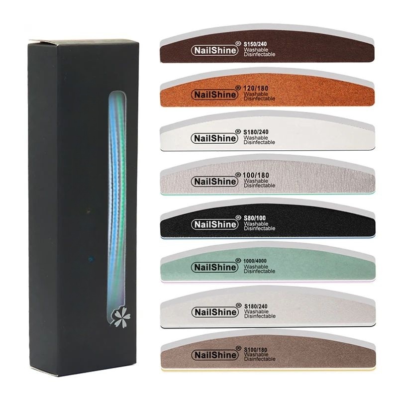 8Pcs/Box Nail File Buffer Kit  - Photo Acrylic Block のレビューと価格