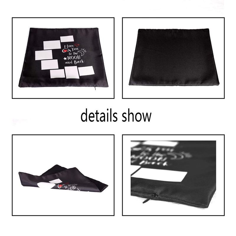 10pcs/Lot 7 Panels Blank Moon  - Pillow Cover Sublimation のレビューと価格