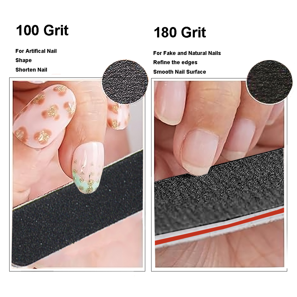 4pcs Professional Nail Files D - Photo Acrylic Block のレビューと価格