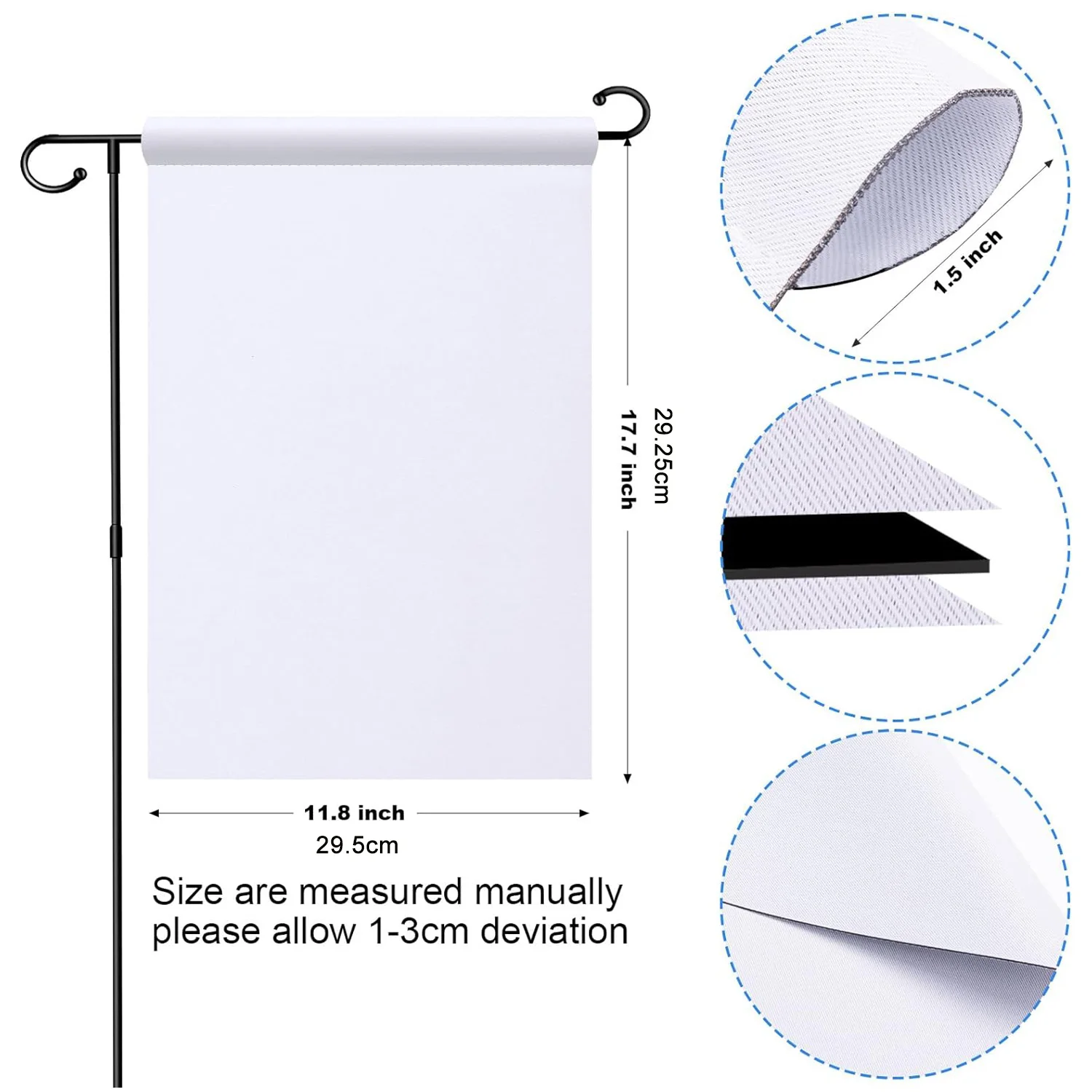 5pcs Double-Sided Blank Garden - Yard Sign Blank のレビューと価格