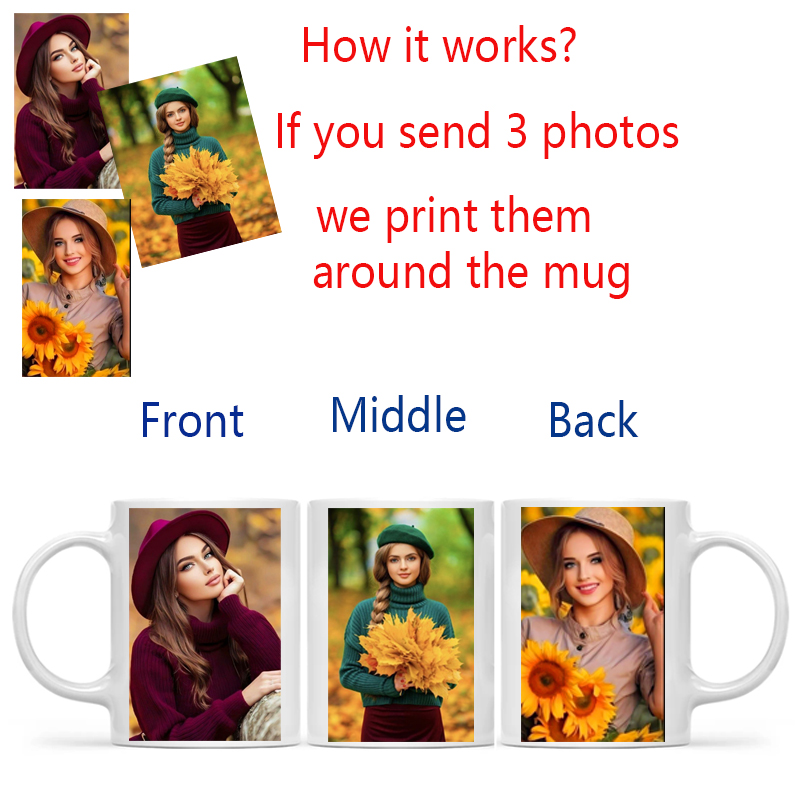 Personalized Your Photo Mug, C - Sublimation Mug White のレビューと価格