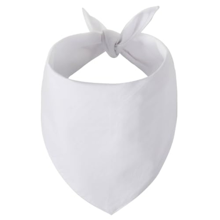 Blank Dog Bandanas Large-1PCS, - Bandana Blank White のレビューと価格