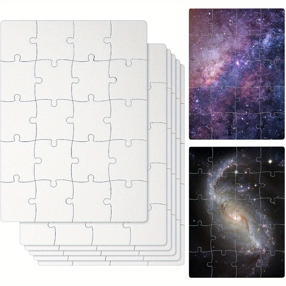 6pcs Sublimation Blank Puzzles - Puzzle Blank White のレビューと価格