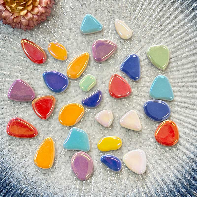 50g Porcelain DIY irregular Ph - Ceramic Tile Blank のレビューと価格