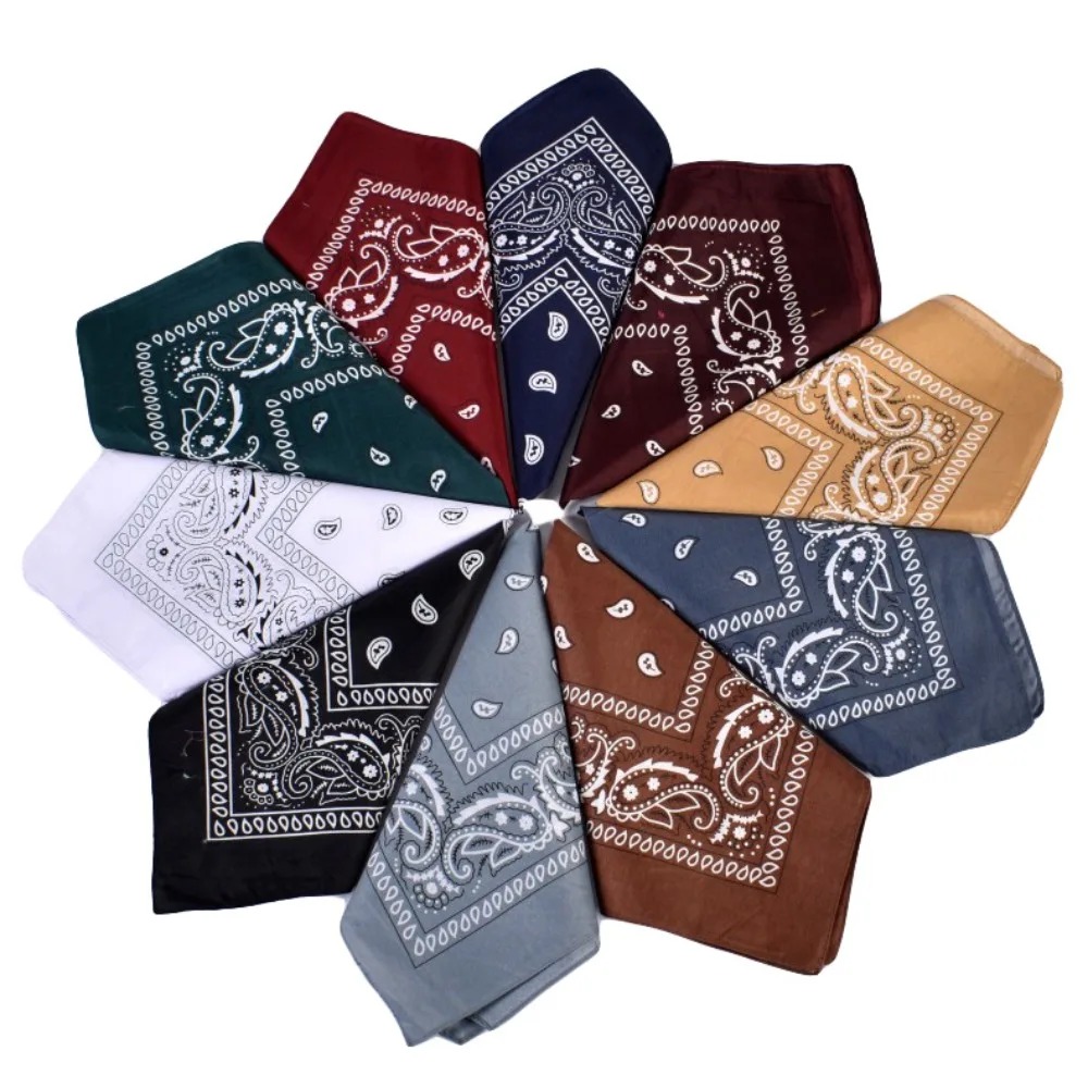 Hip Hop Cowboy Paisley Scarf L - Bandana Blank White のレビューと価格