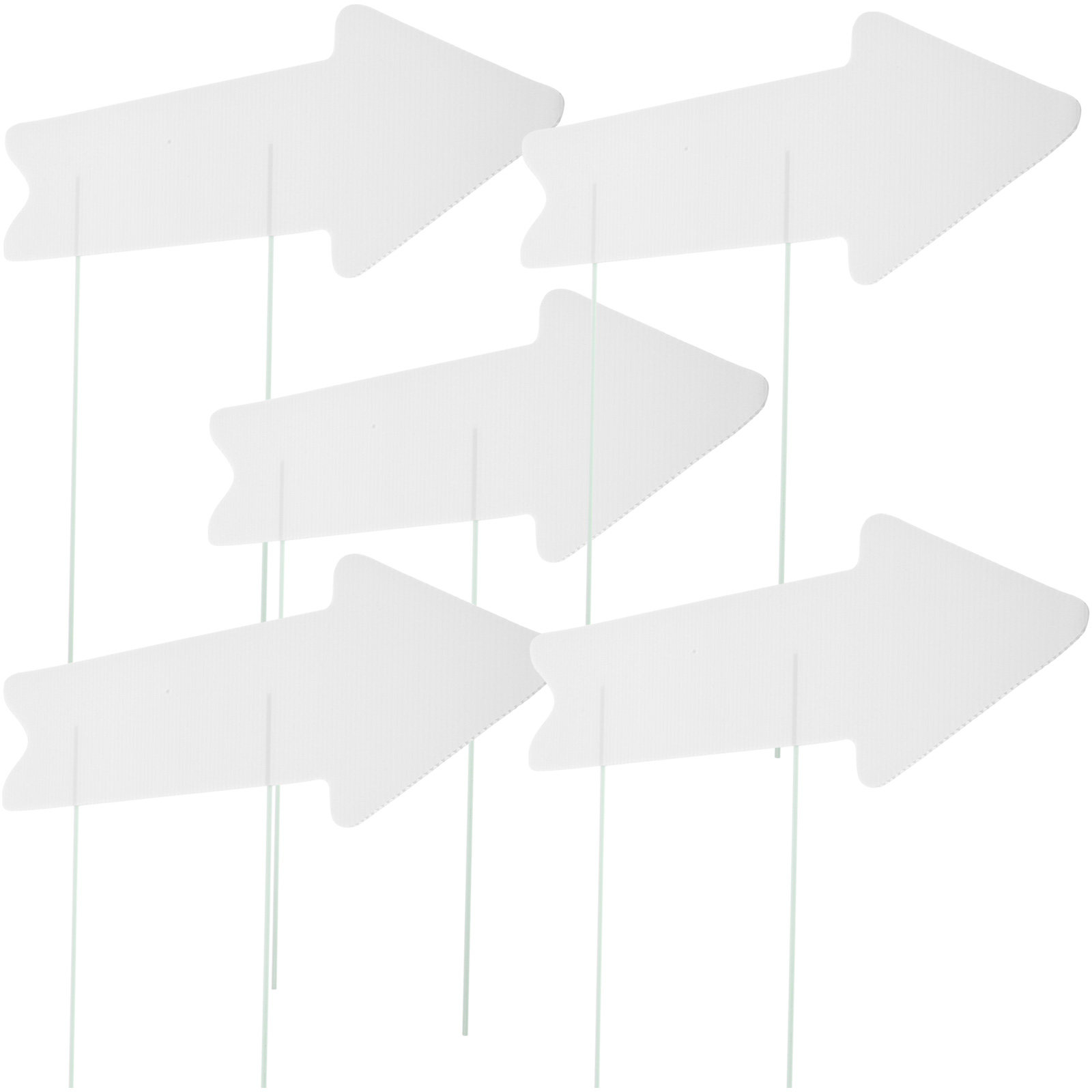 5Pcs Blank Yard Signs with Sta - Yard Sign Blank のレビューと価格