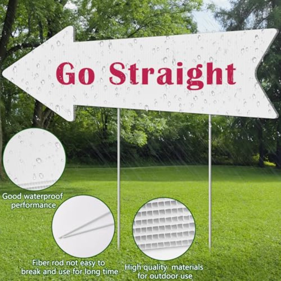 Directional Arrow Signs with S - Yard Sign Blank のレビューと価格