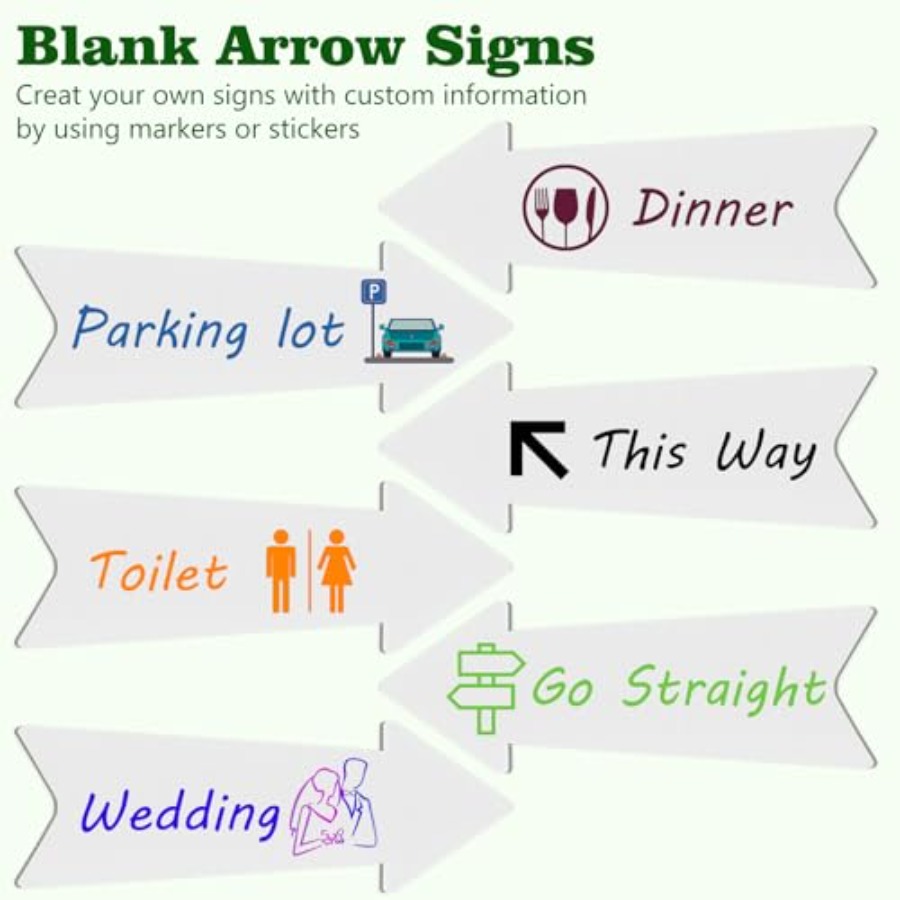 Directional Arrow Signs with S - Yard Sign Blank のレビューと価格