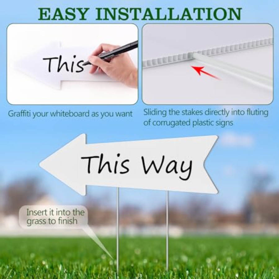 Directional Arrow Signs with S - Yard Sign Blank のレビューと価格