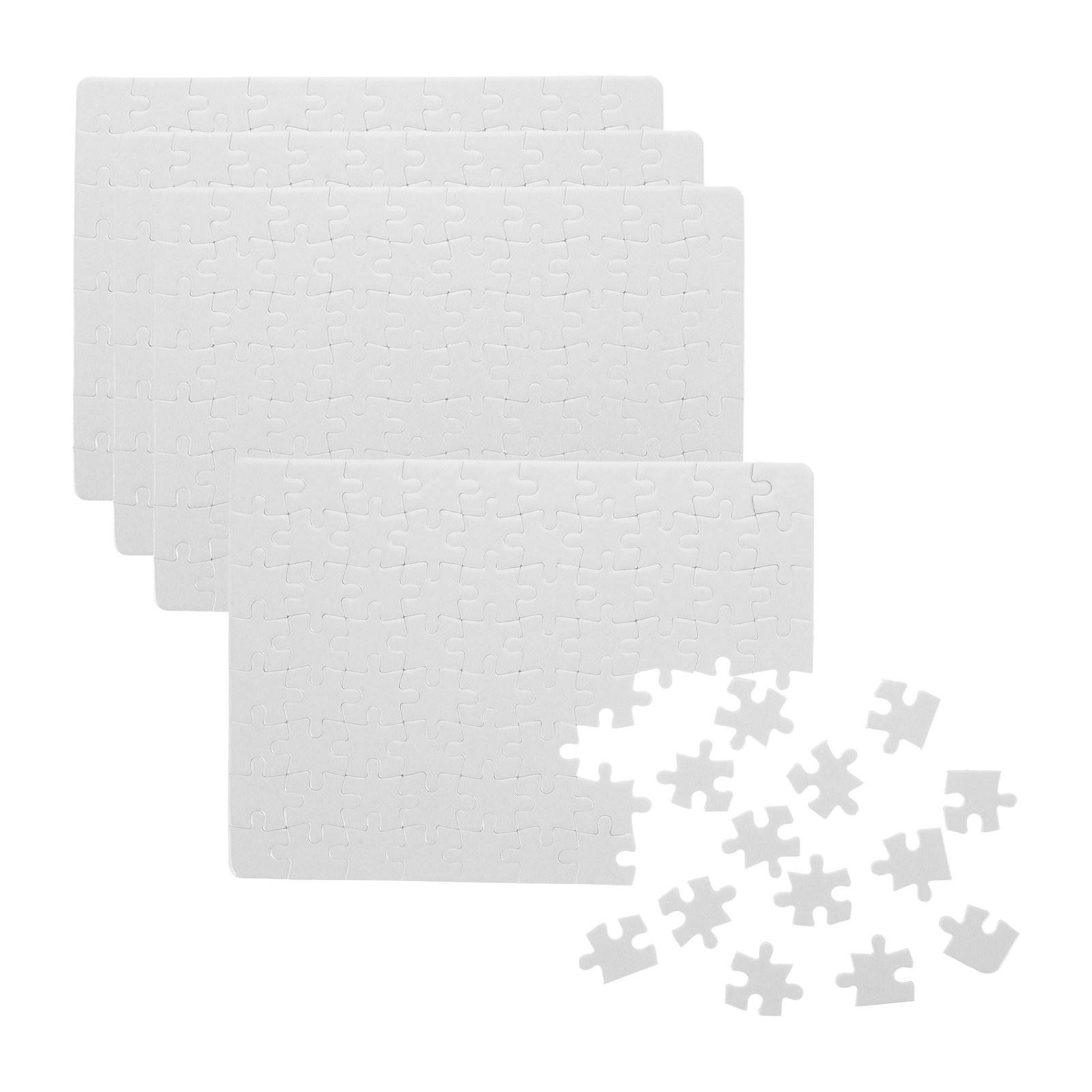 4 Sheets Sublimation Blank Puz - Puzzle Blank White のレビューと価格