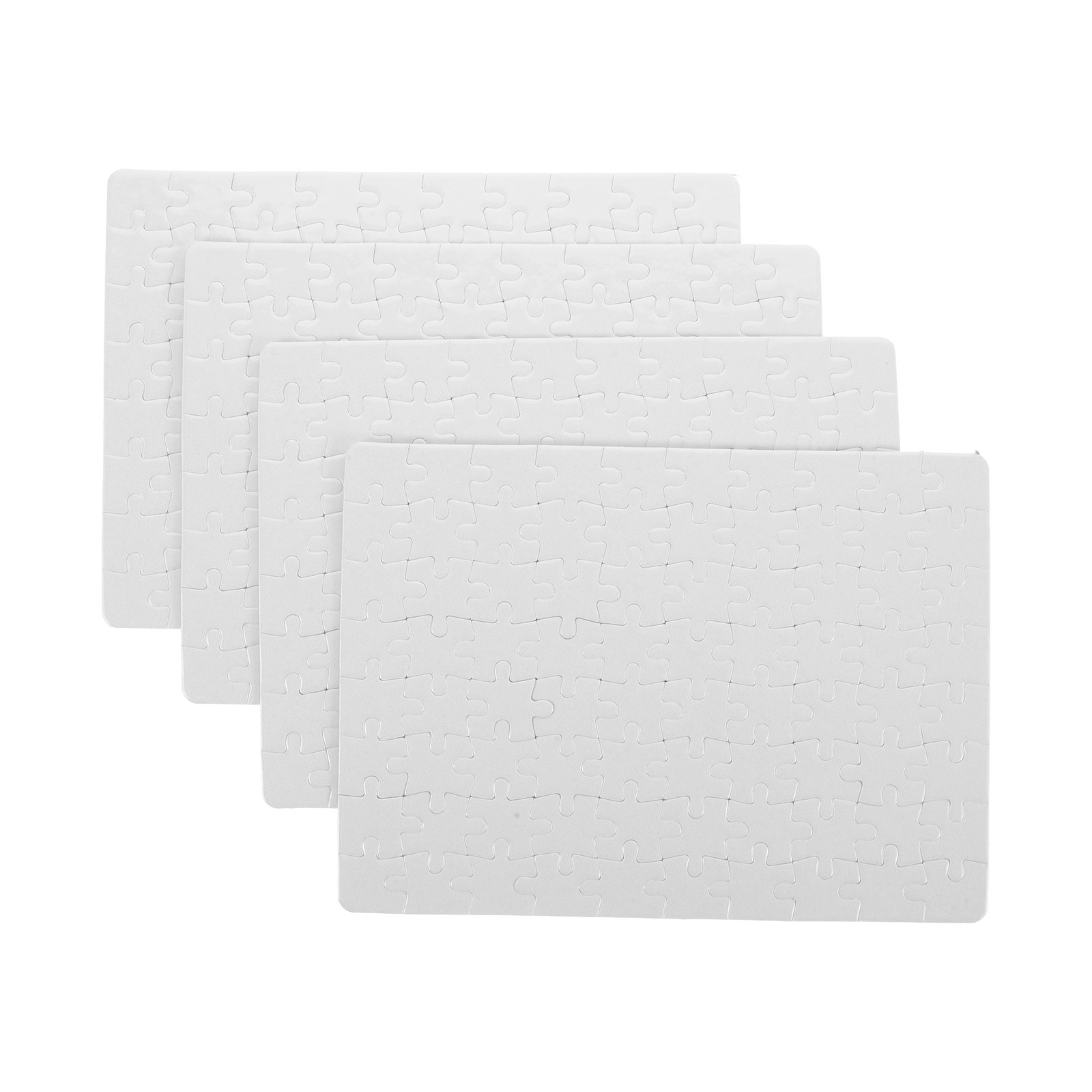 4 Sheets Sublimation Blank Puz - Puzzle Blank White のレビューと価格