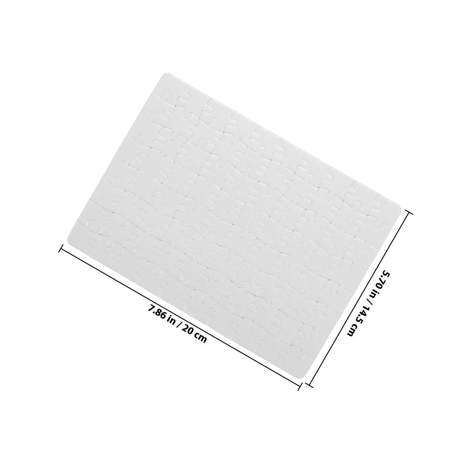 4 Sheets Sublimation Blank Puz - Puzzle Blank White のレビューと価格