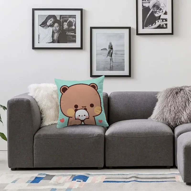 Anime Pillow Bubu Dudu Decorat - Pillow Cover Sublimation のレビューと価格