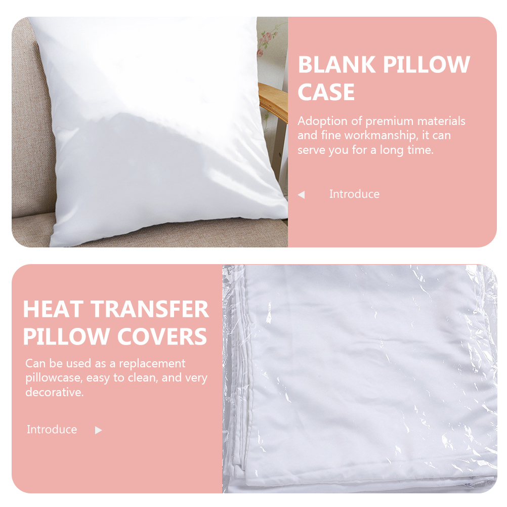 4Pcs White Sublimation Pillow  - Pillow Cover Sublimation のレビューと価格