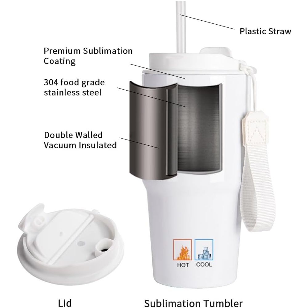 20 oz White Sublimation Tumble - Tumbler 20Oz White のレビューと価格