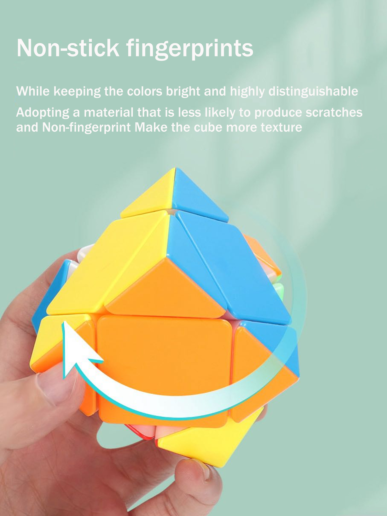 SENGSO Skewb Speed Cube Sticke - Puzzle Blank White のレビューと価格