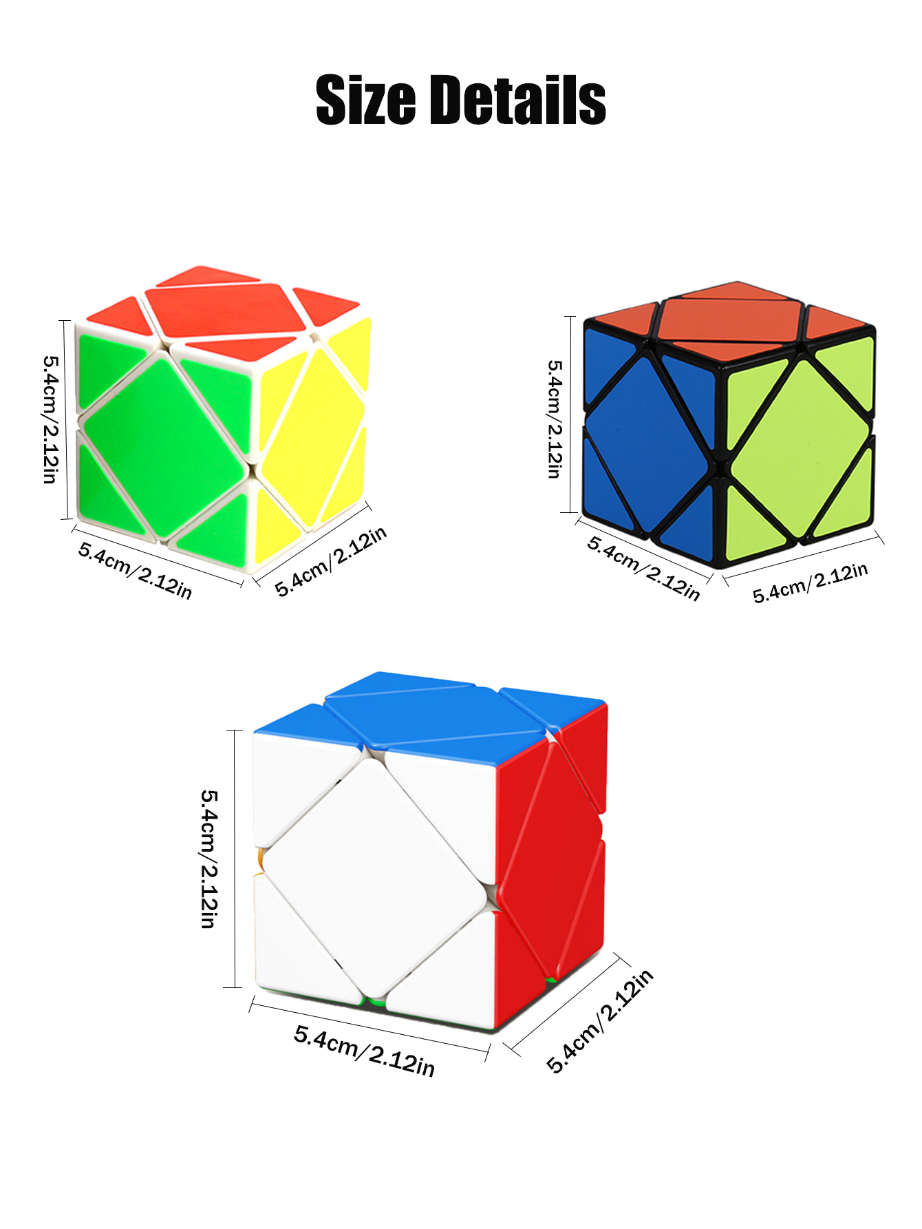 SENGSO Skewb Speed Cube Sticke - Puzzle Blank White のレビューと価格
