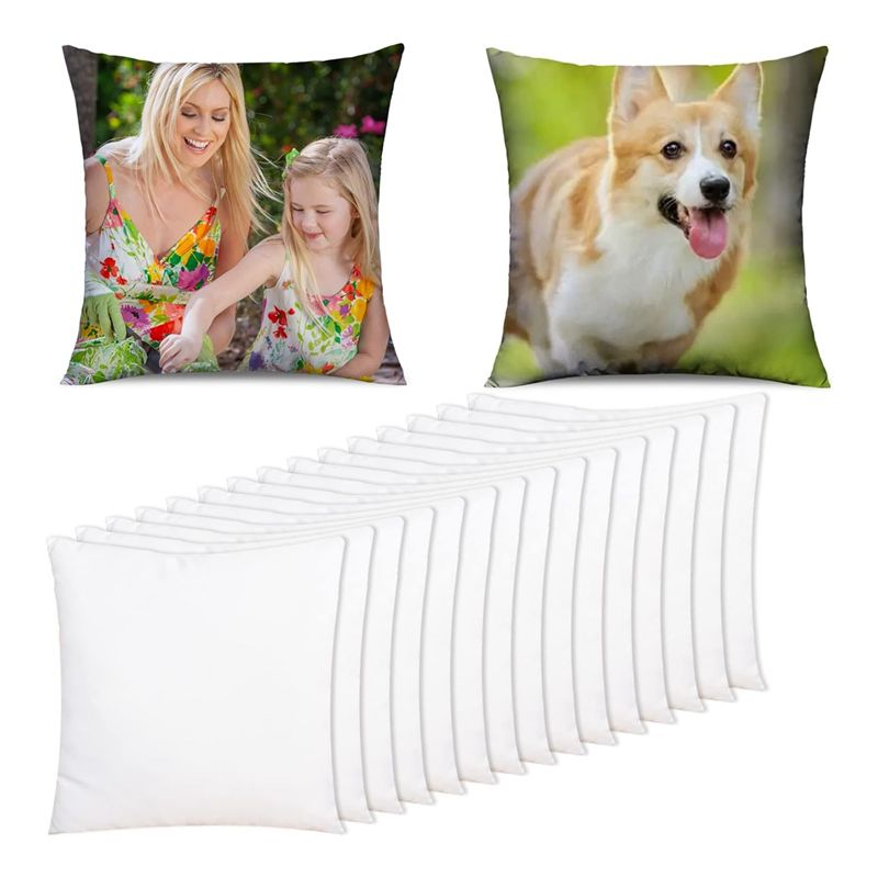 SEWS-15 Piece Sublimation Blan - Pillow Cover Sublimation のレビューと価格