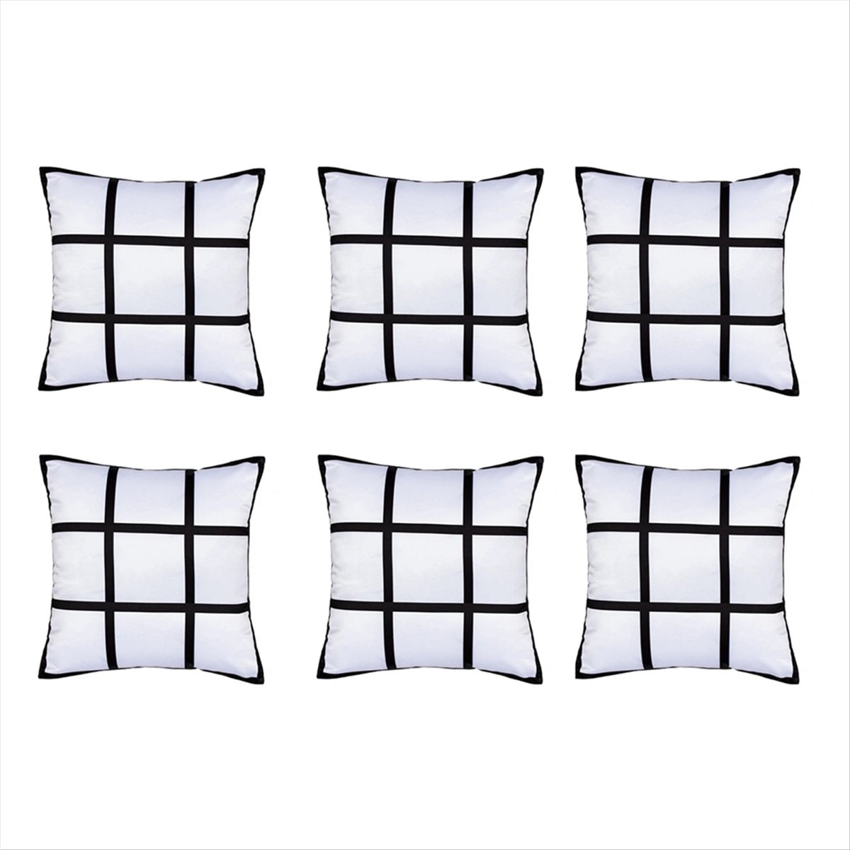 ABNH 6Pcs Sublimation Blank Pa - Pillow Cover Sublimation のレビューと価格