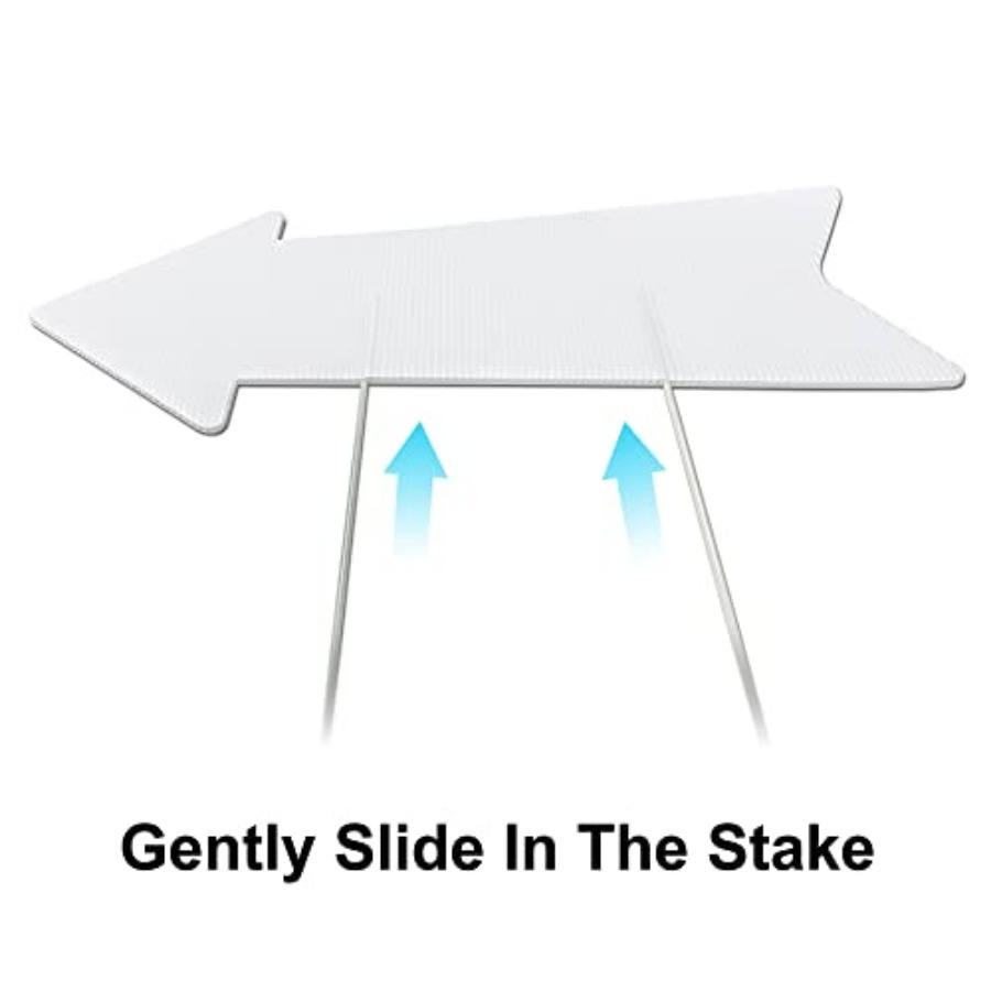 Blank Arrow Signs with Stakes  - Yard Sign Blank のレビューと価格