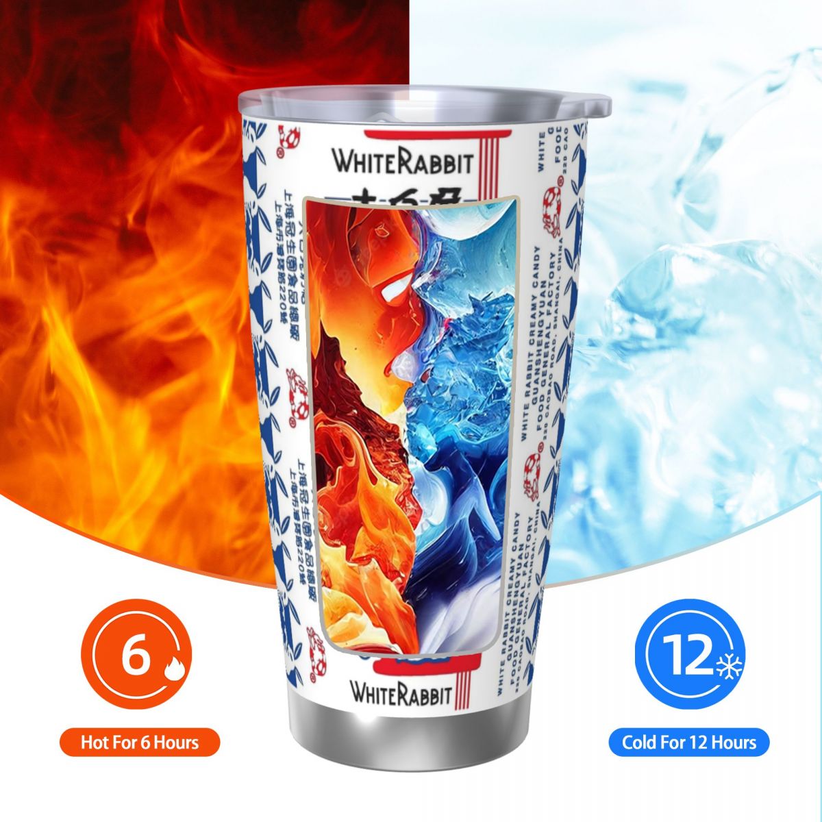 White Rabbit Candy Stainless S - Tumbler 20Oz White のレビューと価格
