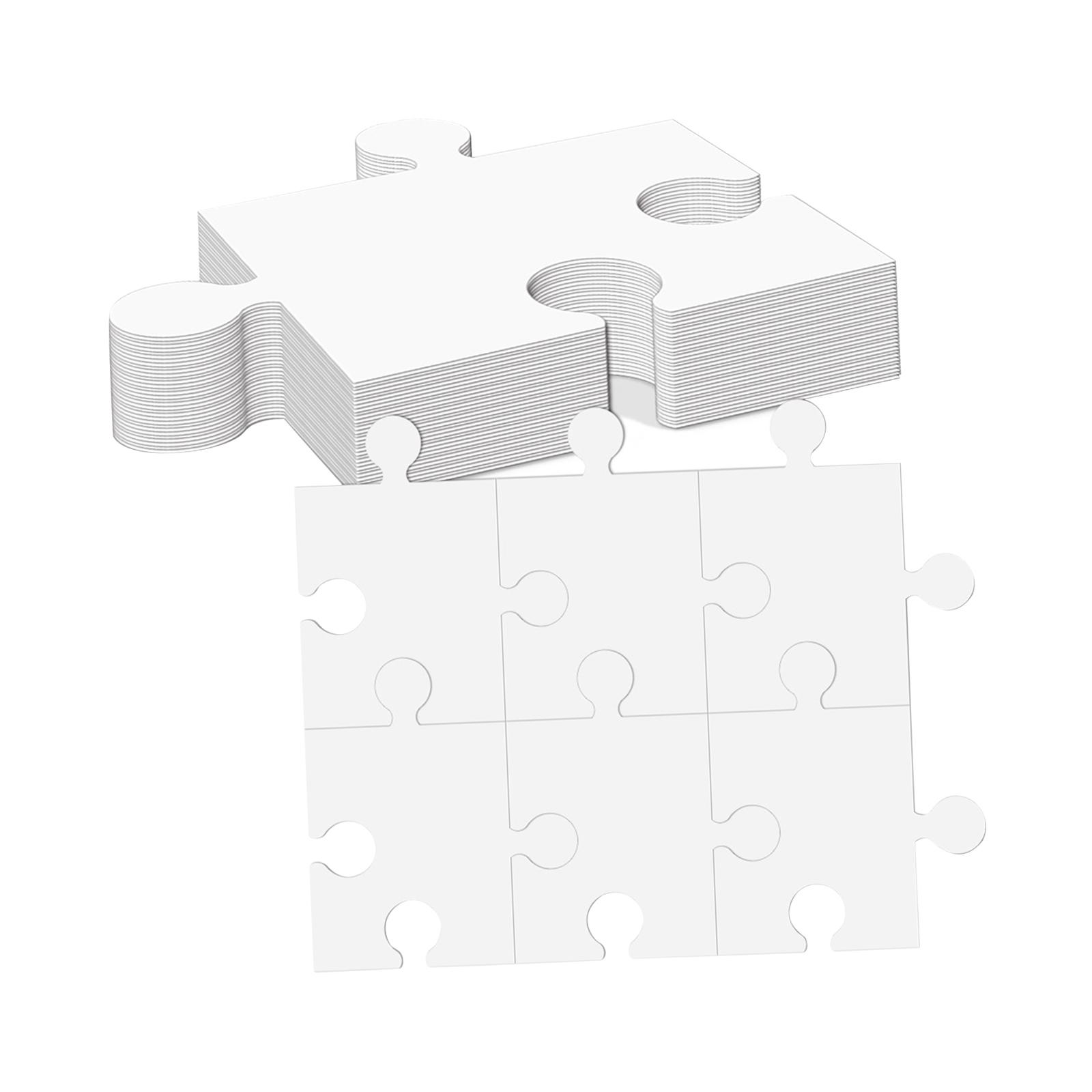 White Cardboard Blank Jigsaw P - Puzzle Blank White のレビューと価格