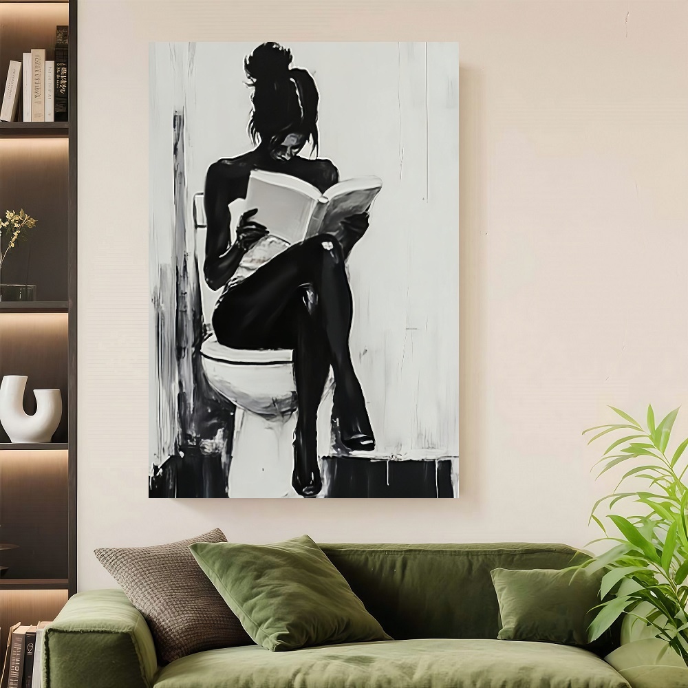 Framed 1pc Modern Abstract Wom - Canvas Wrap Ready のレビューと価格
