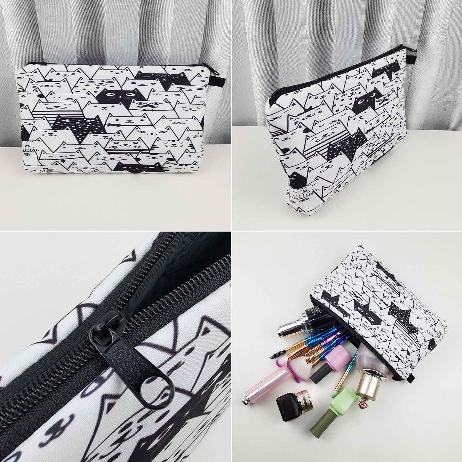 Bright Red Rose Print Cosmetic - Pillow Cover Sublimation のレビューと価格