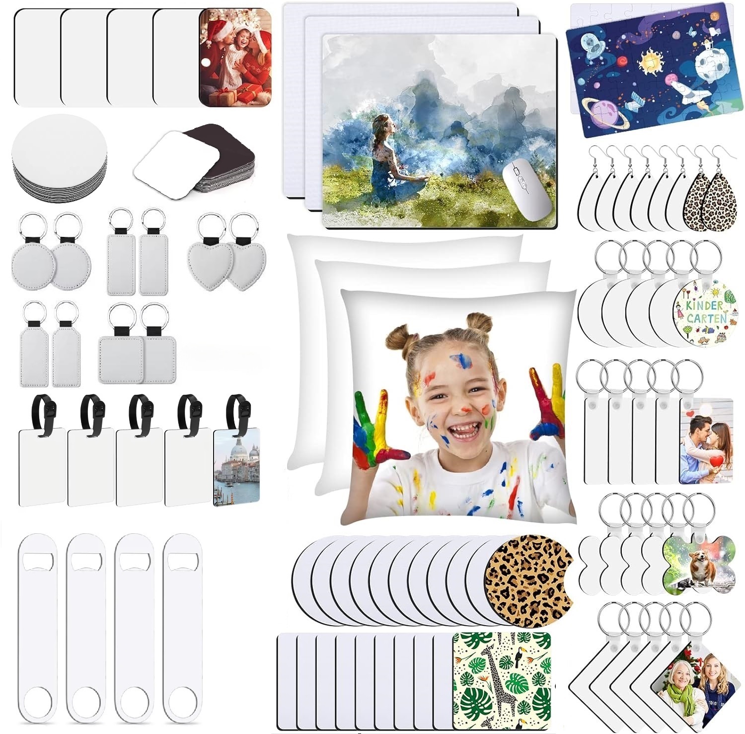 90pcs  Sublimation Blank Start - Coaster Sublimation Blank のレビューと価格