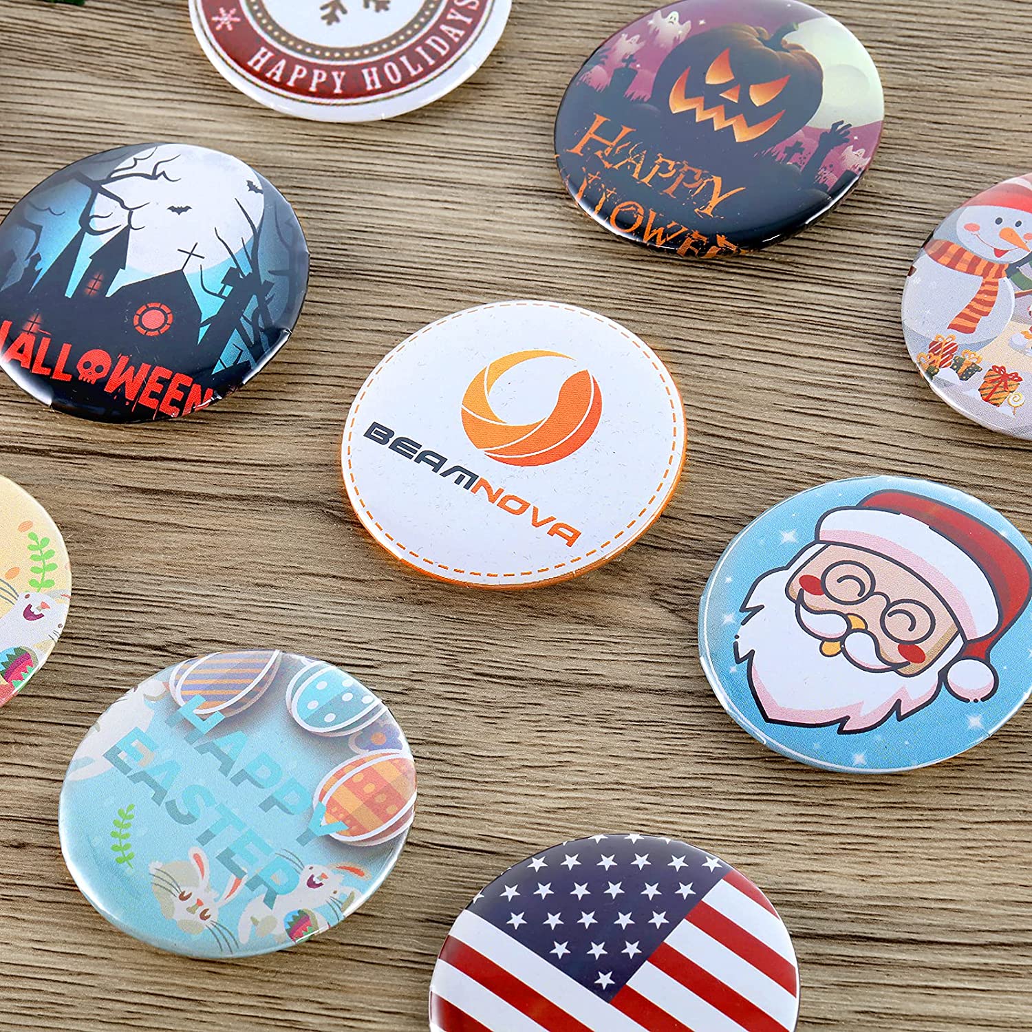 100PCS Metal Back Badge Button - Button Badge Blank のレビューと価格