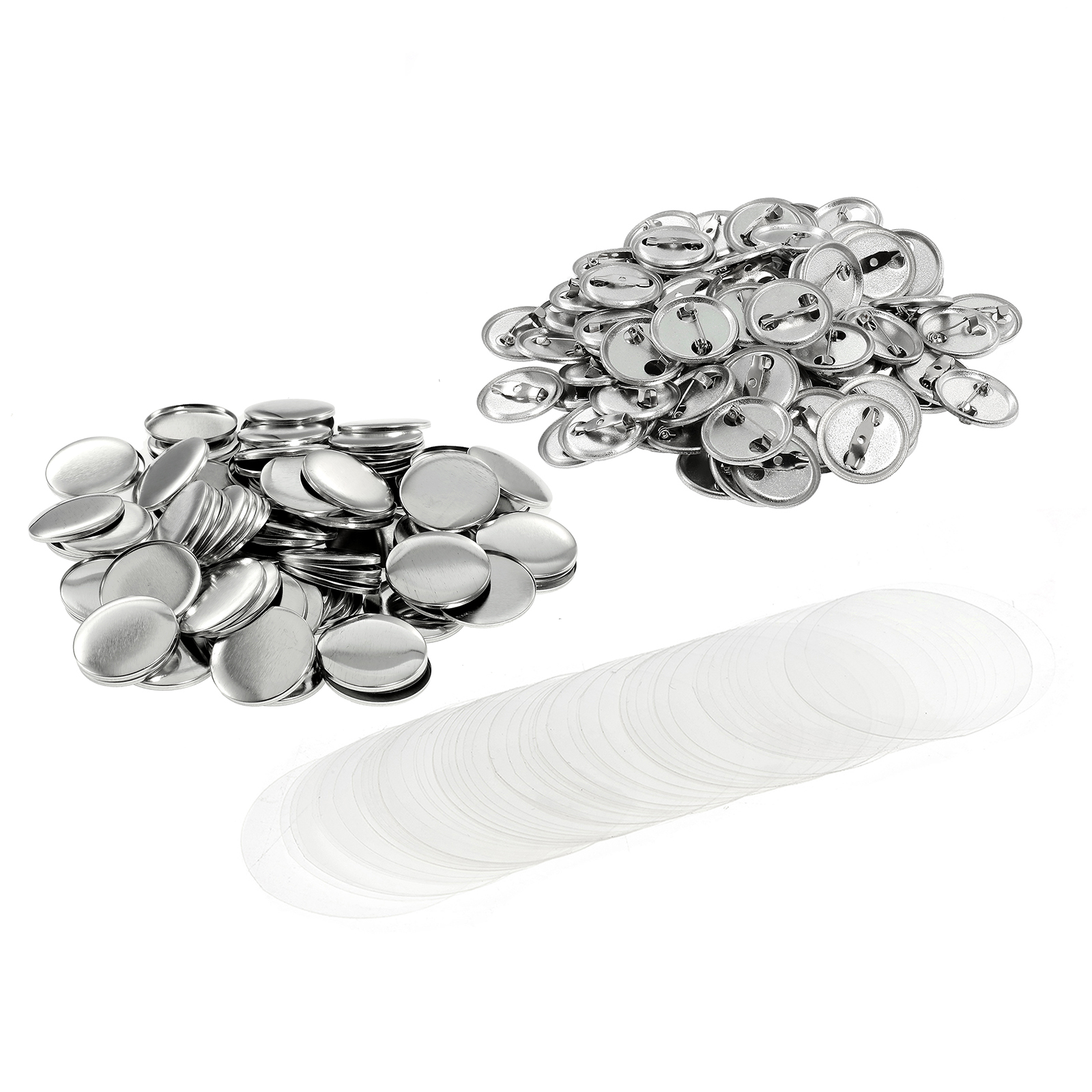 100PCS Metal Back Badge Button - Button Badge Blank のレビューと価格