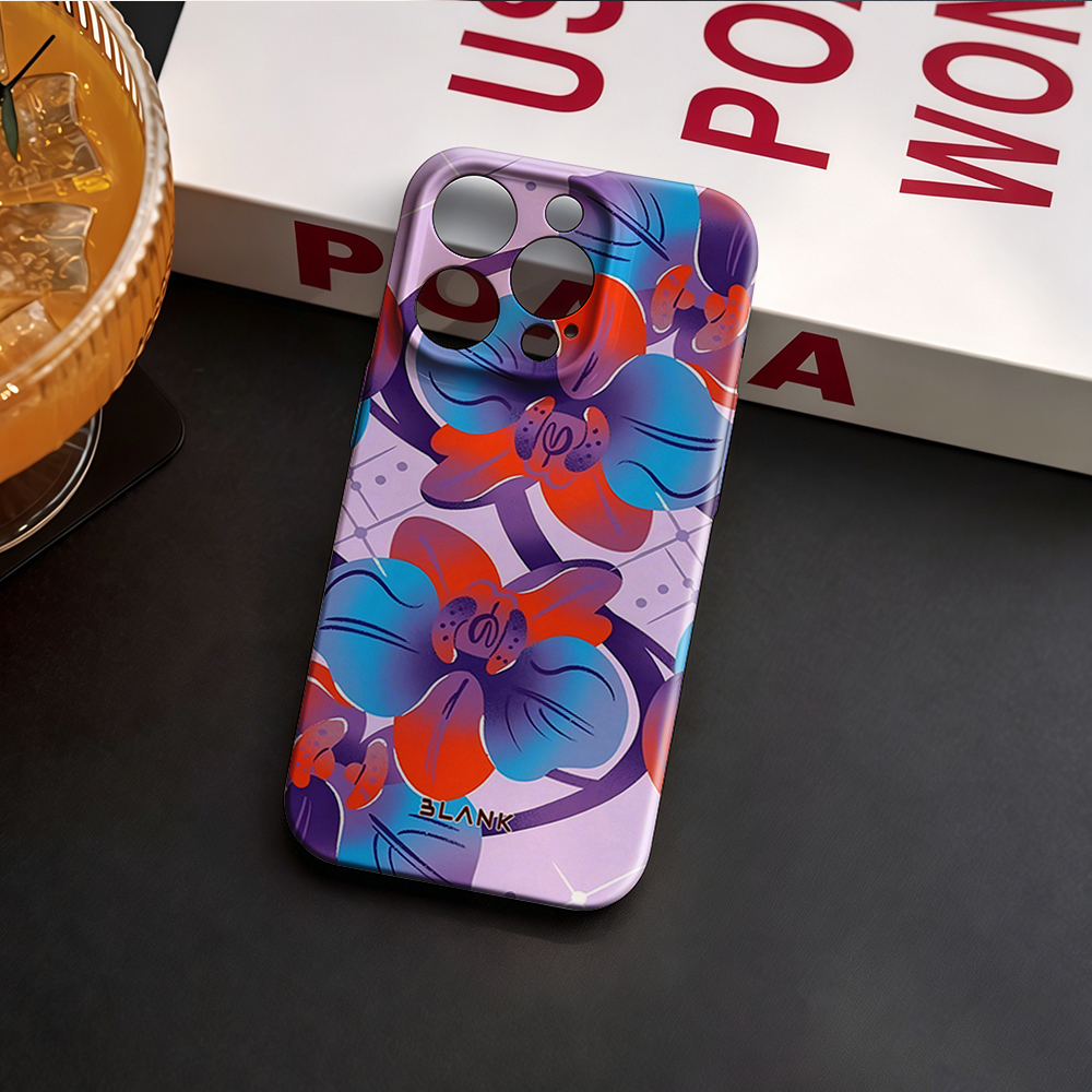 Blue and Green Floral Print Fo - Phone Case Blank Print のレビューと価格