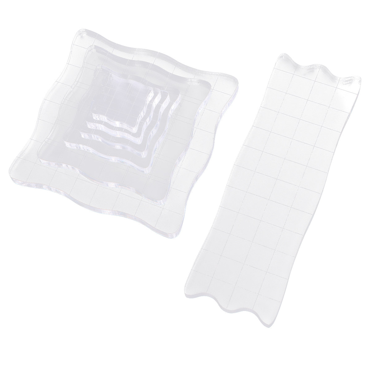 7Pcs Acrylic Blocks DIY Craft  - Photo Acrylic Block のレビューと価格