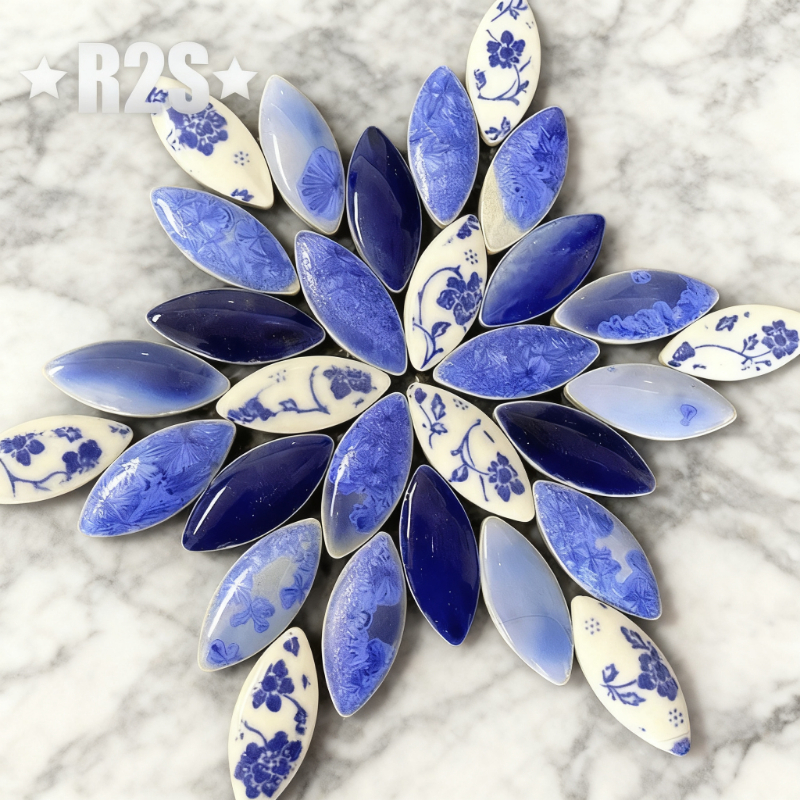 100g Mix color Irregular Ceram - Ceramic Tile Blank のレビューと価格