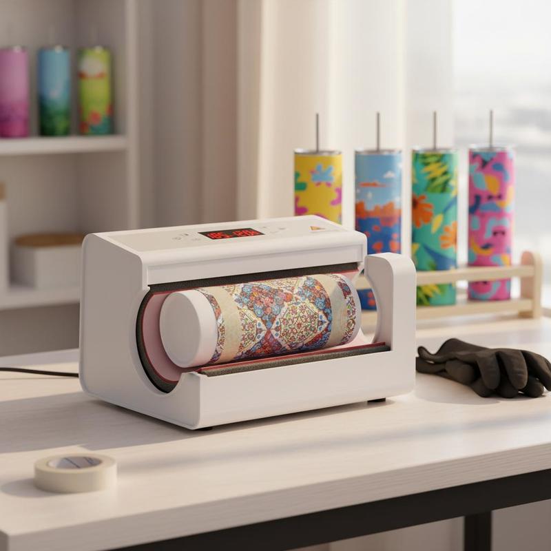 Auto Tumbler Heat Press Machin - Sublimation Mug White のレビューと価格