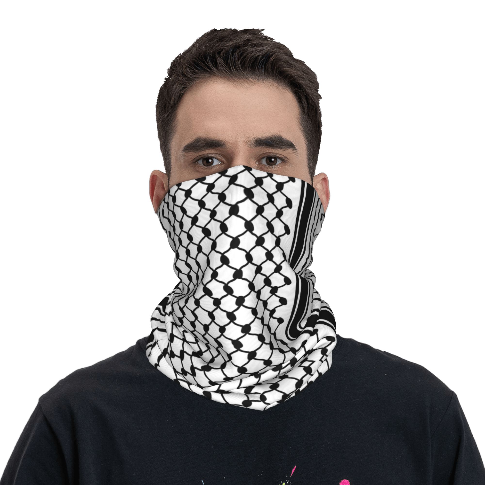 Shemagh Bandana Neck Gaiter Wi - Bandana Blank White のレビューと価格