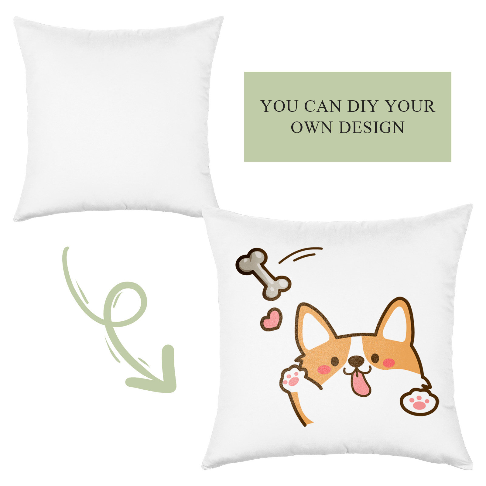 4Pcs Sublimation Pillow Cases  - Pillow Cover Sublimation のレビューと価格