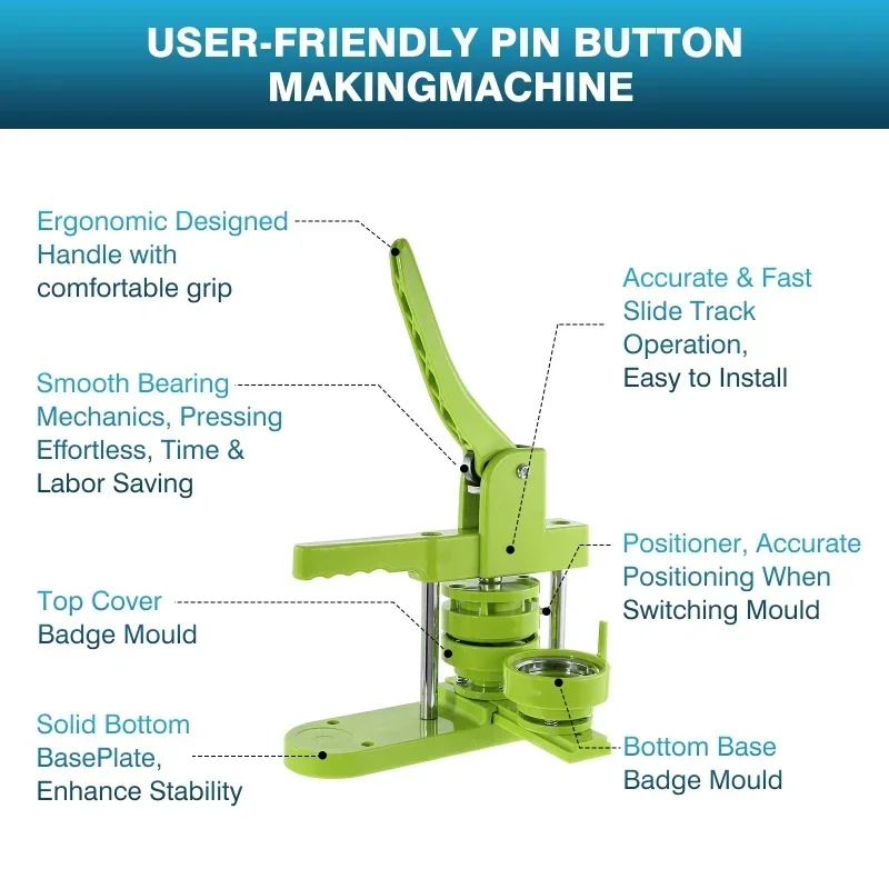 25/32/37/44MM Button Maker Mac - Button Badge Blank のレビューと価格
