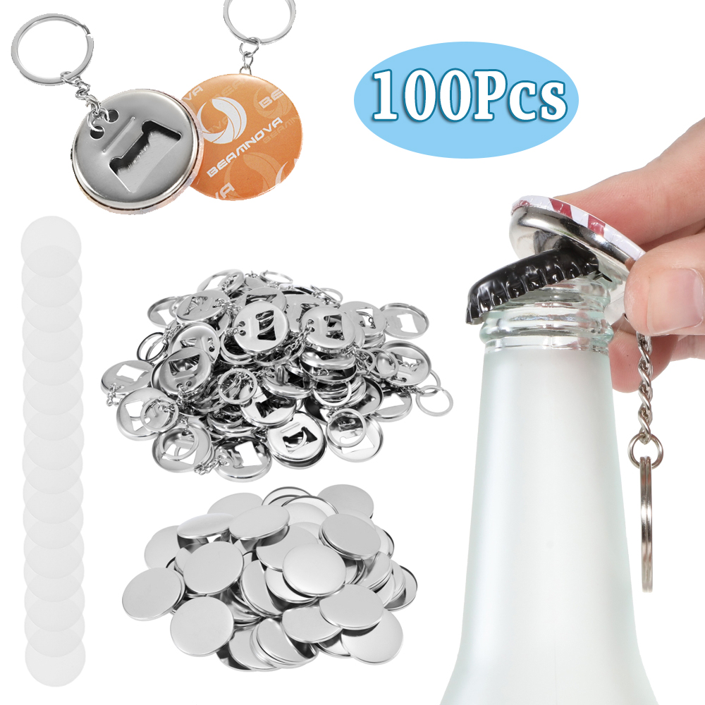 100pcs Badge Materials Bottle  - Button Badge Blank のレビューと価格