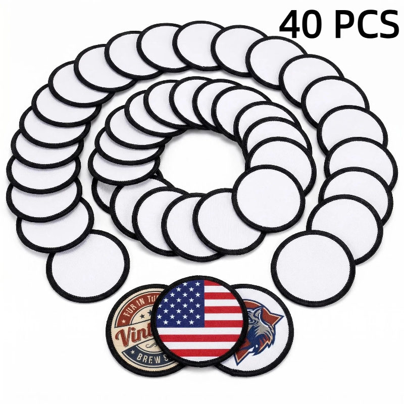 40 PCs Sublimation Patches Clo - Hat Sublimation Blank のレビューと価格